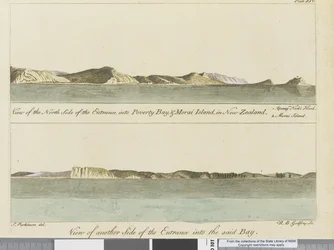 Illustratie uit Een reisverslag naar de Zuidzeeën: in Zijne Majesteits schip, de Endeavour, 1794